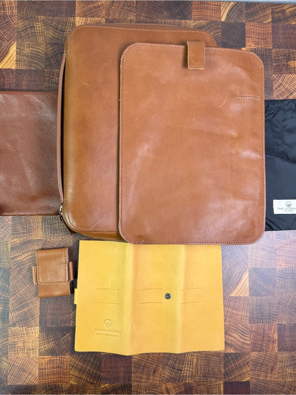 🔥 RARE This Is Ground Mod Tablet 2‎ Leather Organizer ✨